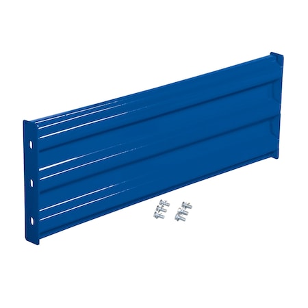 Vestil Bolt-On Style Guard Rail 4 Ft Blue GR-F3R-BO-4-BU